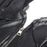 Subblime - 955458 Body Fermeture Éclair En Cuir Noir S/M